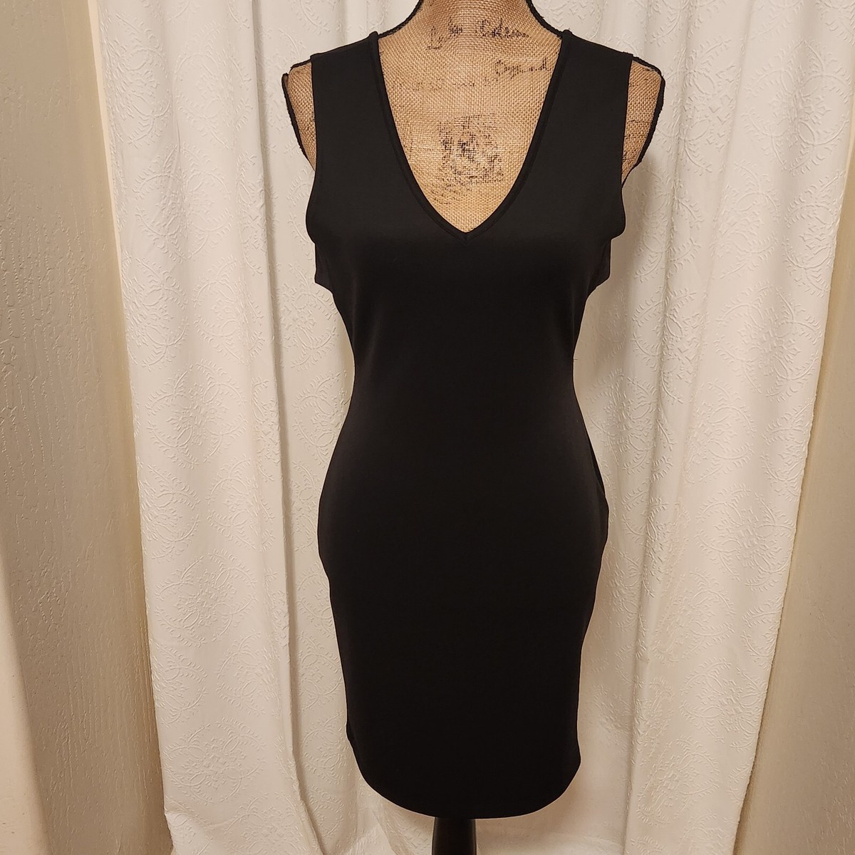 basic black bodycon dress Basic Black Body-Con Dress – Envy My Couture main image 1