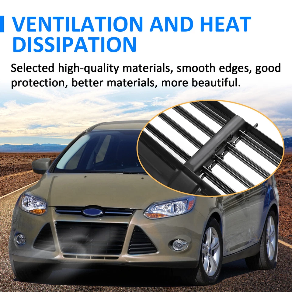 For 12-18 Ford Focus Front Radiator Active Grille Shutter W/o Motor CM5Z8475A - Imagem 2 de 4