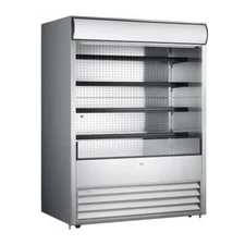 Omcan USA 43460 72" Vertical Open Air Merhandiser, Self-Contained, 4 Shelves,...