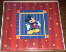 New Disney Mickey Mouse Scrapbook Photo Memory Album 12x12 Red Stripes Stars