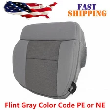Fits 2004 2005 2006 Ford F-150 XLT F150 Driver Side Bottom Cloth Seat Cover Gray