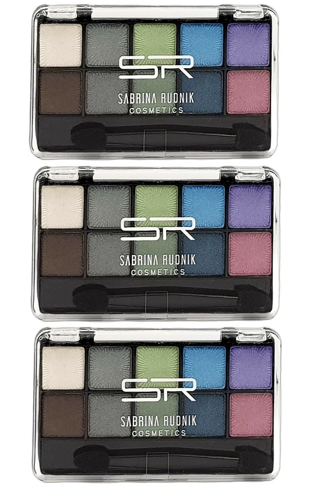AUSWAHL 3 Stück Lidschatten Palette à10 Farben Sabrina Rudnik Kosmetik €3,00/10g - Bild 3 von 4