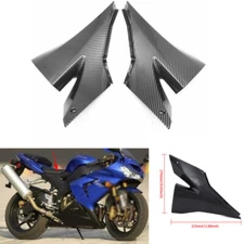 Carbon Fiber Motorcycle Gas Tank Side Faring Cover Fit Kawasaki ZX-10R 2004-2005