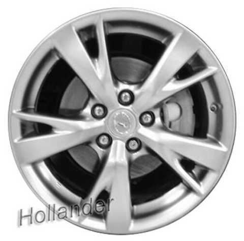 Wheel 18x8.5 Alloy 5-Split Spoke HYPER Fits REAR 09-10 Lexus
