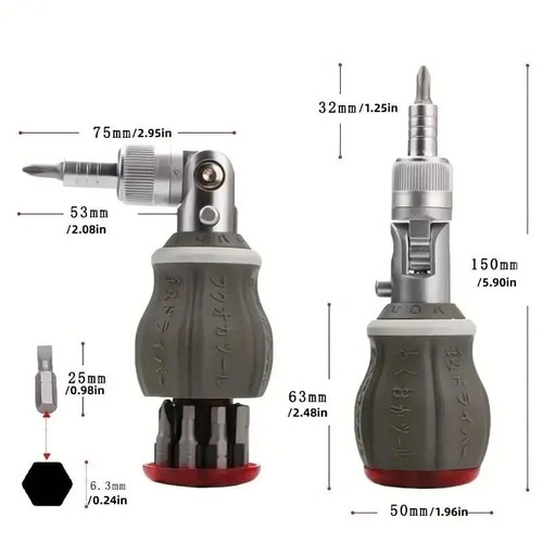 Ski Specialized Schraubendreher Furnierhalter PH3 Kopf tragbar kleine Montage - Bild 3 von 7