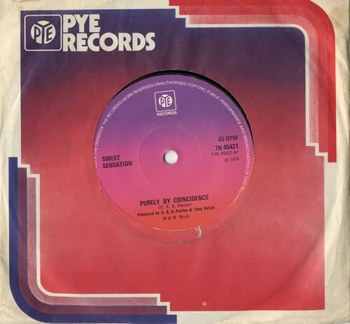 Sweet Sensation Purely by Coinci... 7" Schallplatte UK - Bild 1 von 1