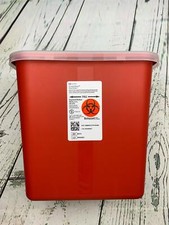 Large Sharps Container Home Use Professional 2 Gallon Rotating Lid