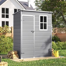 Outside Bike Bin Tool House Shed Yard Roof Building Tool Box Container Plastic