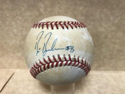 BRET BARBARIE EXPOS/CUBS/MARLINS SIGNED N.L. BASEBALL W/ COA   - Picture 1 of 2