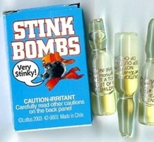 6 Stink Bombs Vials  ( BUY 3 ORDERS GET 1 ORDER FREE )