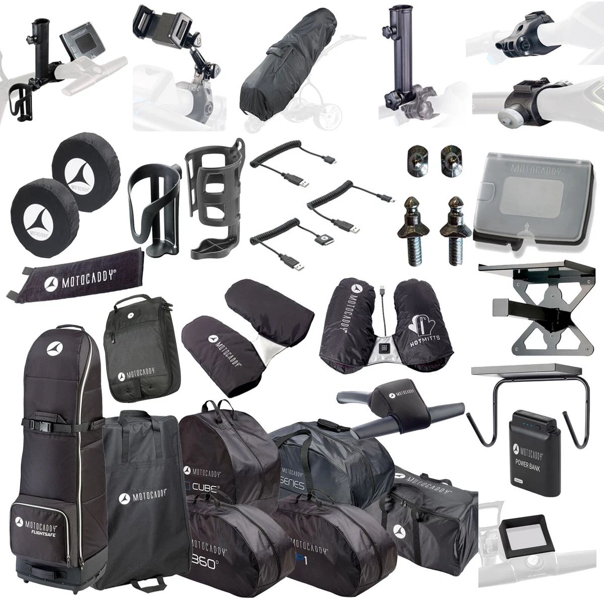 Motocaddy Golf Trolley Accessories Electric Push Pull Cart