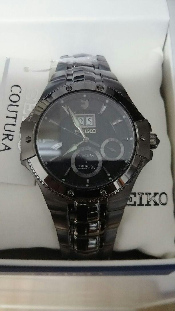 seiko coutura kinetic perpetual black