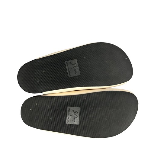 J. Crew Shoes Womens 6 Cream Pacific Shearling Lined Leather Clogs Slip On - Picture 9 of 9