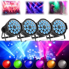 4x 270W 18 LED PAR Light RGBW Stage Lighting DMX512 for DJ Disco Party Club Show