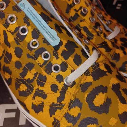 Vans Comfycush Old Skool Para hombres 10.5 Leopardo Dorado Marrón/Dorado Brillo-VN0A5DYC9KK - Imagen 7 de 13