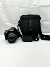 Sony A390 DSLR Camera With SAL1855 Lens Cap, Battery Charger + Carry Case