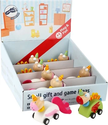 Rückziehfigur Einhorn Luna / Drache Merlin small foot Geburtstag Mitbringsel