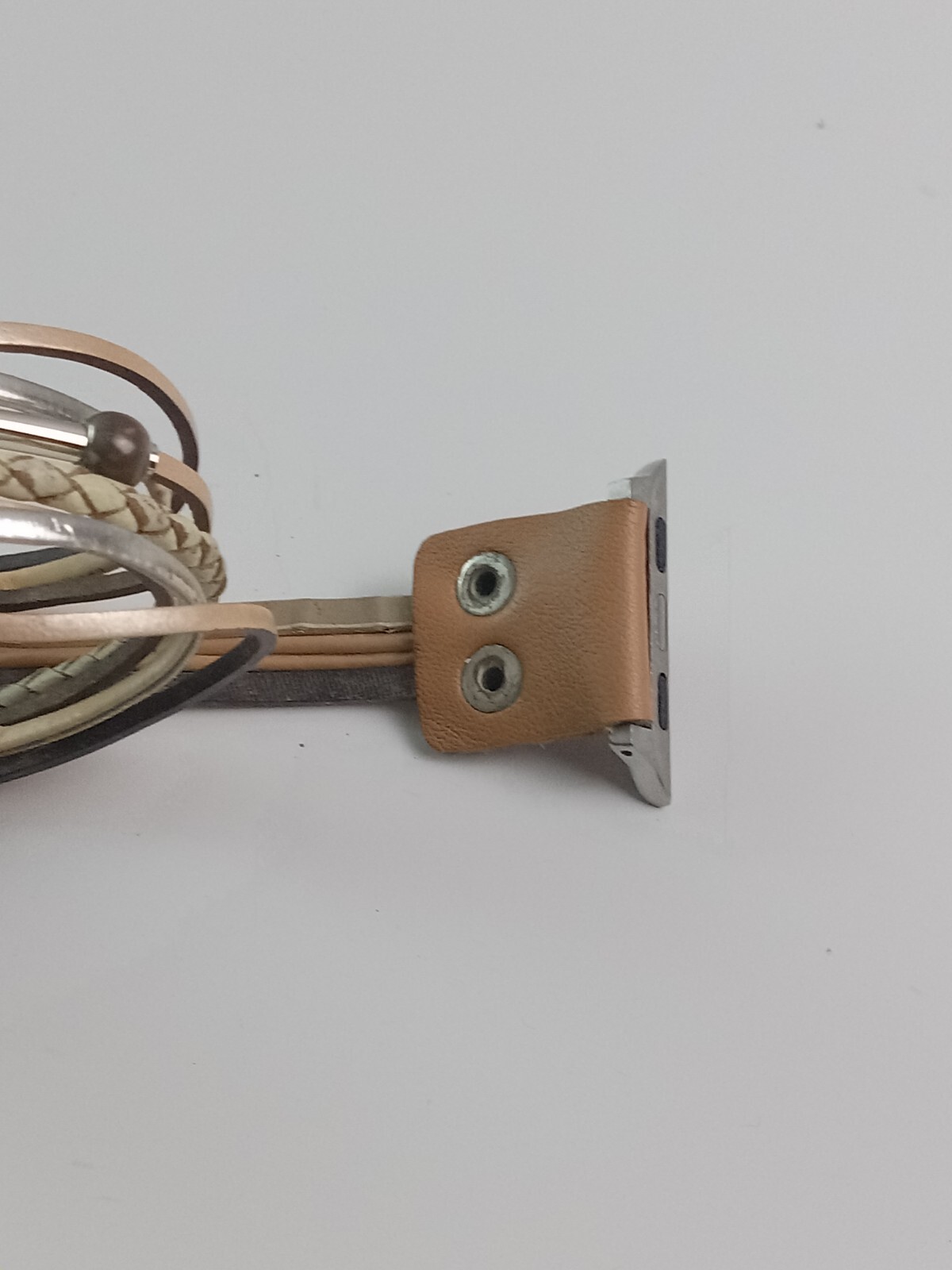 Multi-Layer Leather Wrap Bracelet Compatible With… - image 6