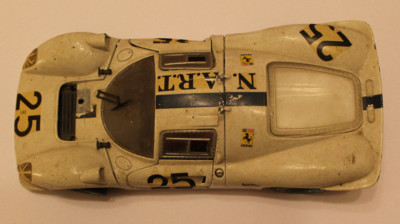 Modellauto Ferrari 330 P4  N.A.R.T in weiß , Jouef evolution
