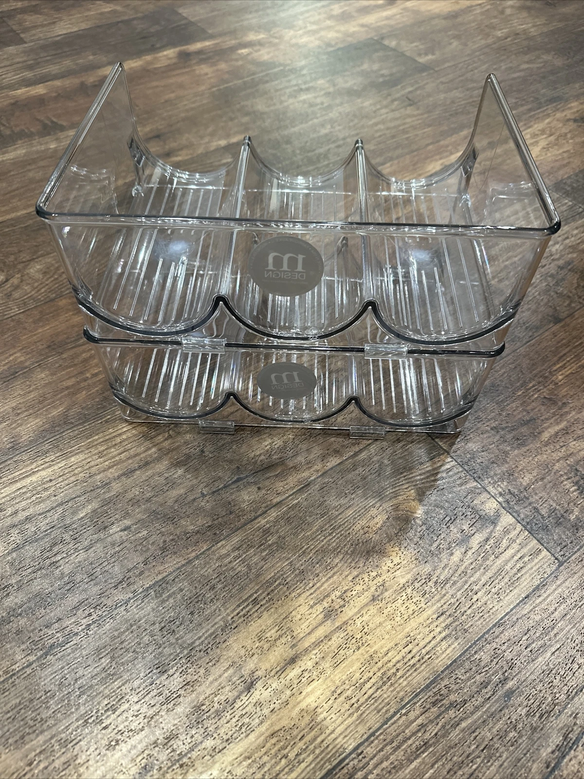 mDesign Water Bottle Storage Organizer Rack - Thumbnail 3