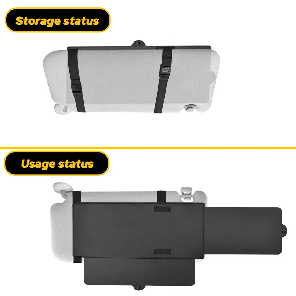 Extensor de extensión para parasol para automóvil protector de ventana frontal para camión pantalla antideslumbrante Foto 3 de 4