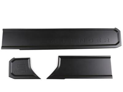 3PC ABS Matt blacK For Land Rover Defender 20-2022 Center Console Dashboard Trim