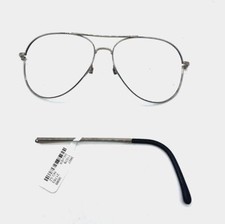  440 Chanel 4189-T-Q 124/S8 Women Silver Aviator Sunglasses Frame 59-14-135