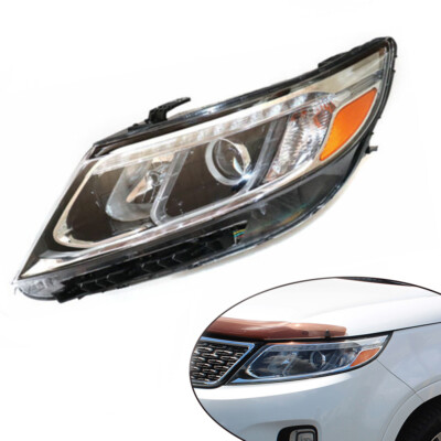 For 2014-2015 Kia Sorento EX SX Halogen Headlight Headlamp w/LED DRL Driver Side