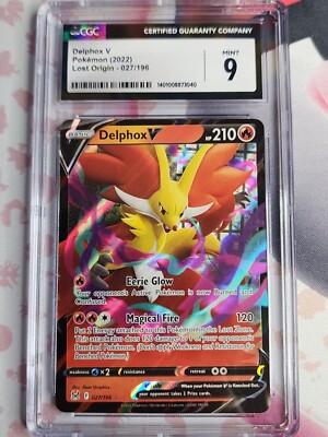 Delphox V 027/196 Swsh11: Lost Origin Holo for sale online
