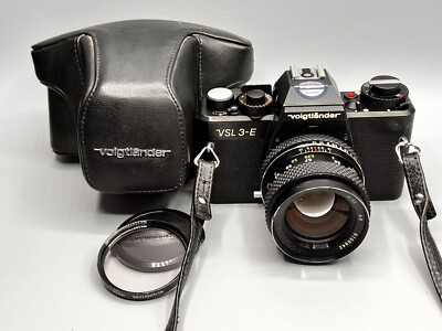Voigtländer VSL-3E mit Color-Ultron 1:4/55 AR Spiegelreflexkamera  #6321735-106
