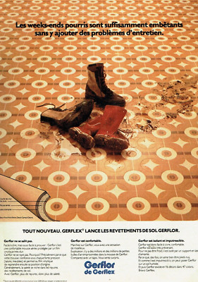 Advertising 0822 1974 Gerflor by Gerflex Weekend Flooring