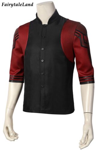 Shang-Chi Cosplay Costume Superhero Master of Kung Fu Men Jacket Vest Halloween - Picture 21 of 21