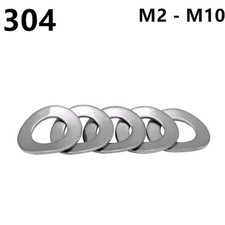 304 Stainless Steel Curved Spring Washers M2 M2.5 M3 M4 M5 M6 M8 M10