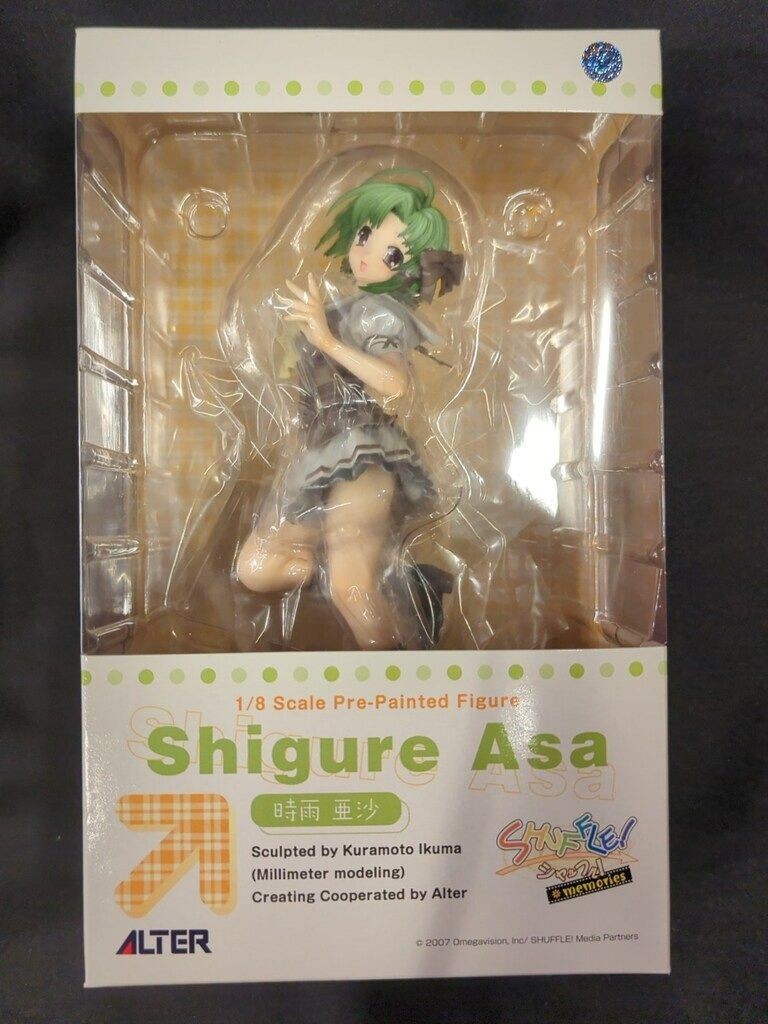 BOX未開封　SHUFFLE！ シャッフル！　ヒロインズ アトリエ彩　フィギュア Asa Shigure 1/8 PVC Figure SHUFFLE! MEMORIES Alter Japan Import