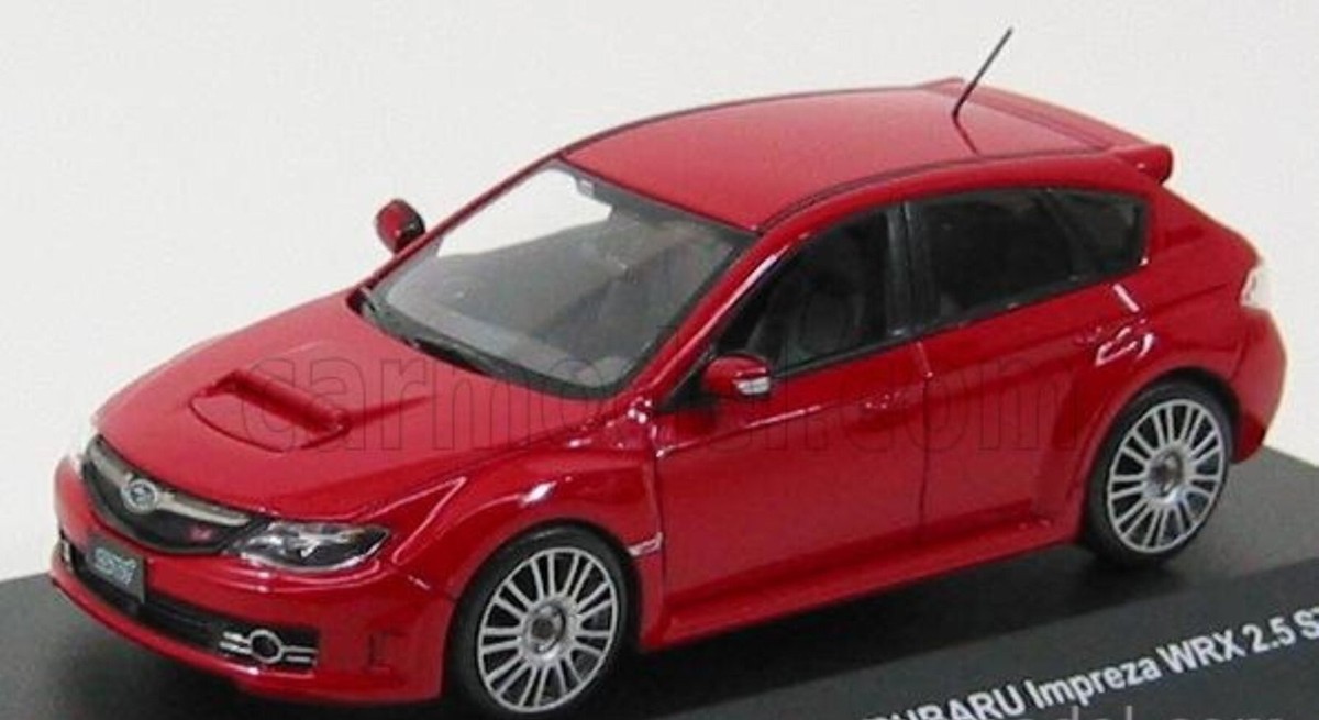 Subaru Impreza WRX 2.5 STI 2009 Red Jcollection JC078 1/43