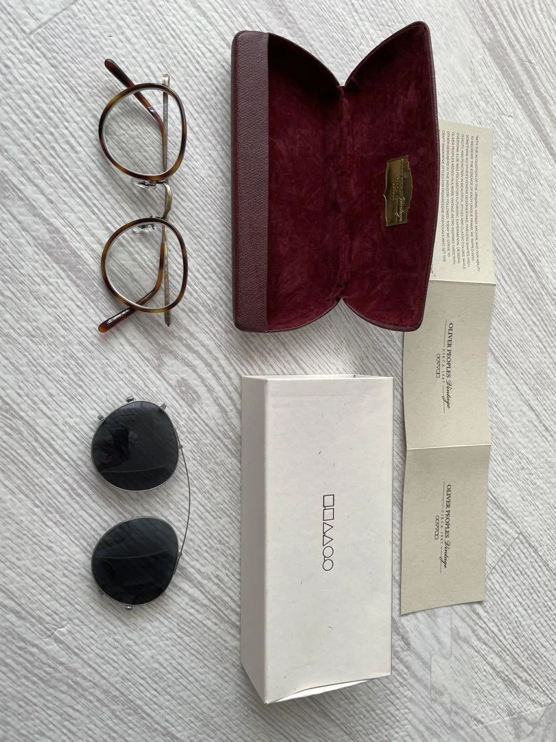 Oliver Peoples MP-2 Miyabi Clip-On Sunglasses Limited Made in
