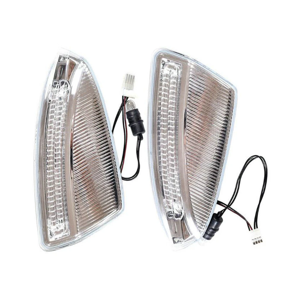 1Pair Door Side Mirror Turn Signal Lamp Light For Mercedes Benz X164 GL350 GL450 Foto 4 de 4