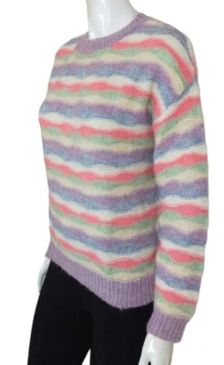 Maglione Da Donna Sciolto Casual Maglia Pullover Manica lunga