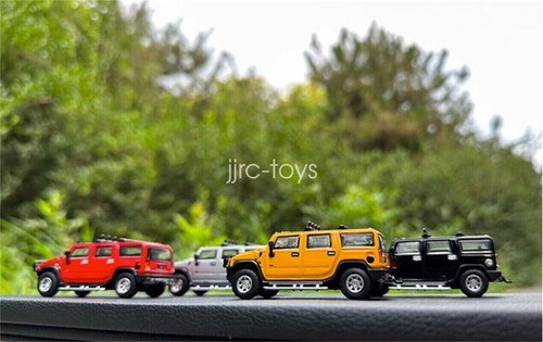 JKM 1/64 Hummer H2 2005 SUV shock-absorbing Diecast Car Model Toy Collection - Picture 4 of 19