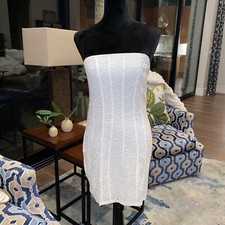 NWT Kimchi Blue Urban Outfitters Dress Size Large Lace Mini Strapless MRSP $78