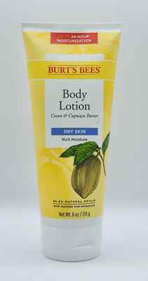 Burt's Bees Rich Moisture Body Lotion, Cocoa & Cupuacu Butter, 6 oz