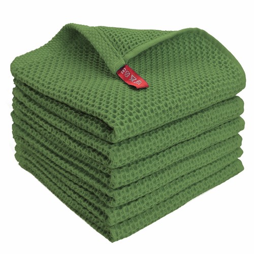 Long Lasting Waffle Weave Dish Rags Reusable and Eco Friendly Cleaning Option - Picture 15 of 27