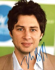 Zach Braff ACTOR "SCRUBS" autograph, In-Person signed photo
