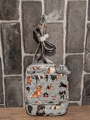 Vera Bradley RFID Mini Hipster   DOG SHOW Crossbody Purse Bag V239B New