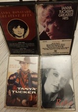 Ladies of Country Music Cassettes - Lot of 4 - Tucker, Ronstadt  Reba 