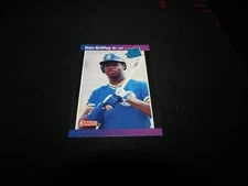 1989 Donruss #33 Rated Rookie Ken Griffey Jr "PINK&BLUE DOT" "ERROR" MarinersHOF