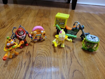 Moose Toys Grossery Gang Putrid Power Action Figures LOT and