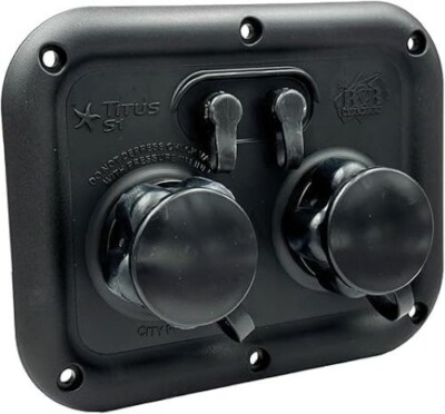 #ad Bamp;B Molders Titus S1 Central Water Hook Up Black RV Trailer Camper $26.95