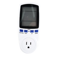 240V Power Watt Meter Energy Monitor Consumption Electricity Usage Equipment