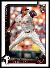 2025 Topps Tyler Phillips Rookie Philadelphia Phillies #293
